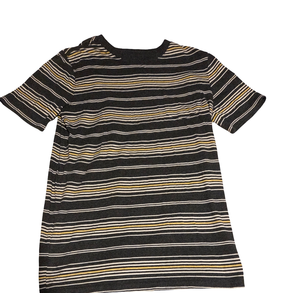Cat & Jack Black and White Striped Men's Shirt